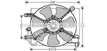 Вентилятор (AVA QUALITY COOLING: DW7502)