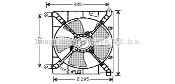 Вентилятор (AVA QUALITY COOLING: DW7503)