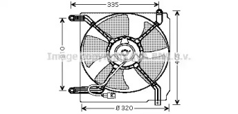 Вентилятор (AVA QUALITY COOLING: DW7504)