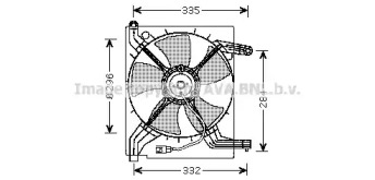 Вентилятор (AVA QUALITY COOLING: DW7506)