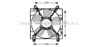 Вентилятор (AVA QUALITY COOLING: DW7509)