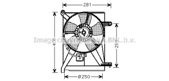 Вентилятор (AVA QUALITY COOLING: DW7510)