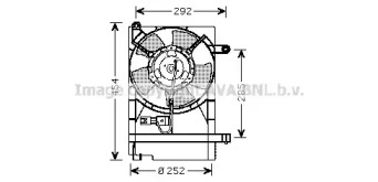 Вентилятор (AVA QUALITY COOLING: DW7512)