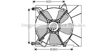 Вентилятор (AVA QUALITY COOLING: DW7514)