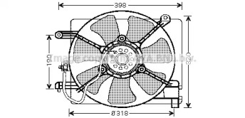 Вентилятор (AVA QUALITY COOLING: DW7515)