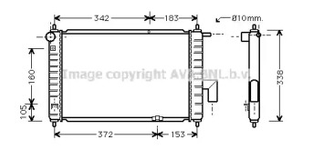 Теплообменник (AVA QUALITY COOLING: DWA2046)