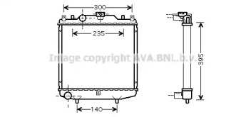 Теплообменник (AVA QUALITY COOLING: DWA2051)