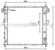 Теплообменник (AVA QUALITY COOLING: DWA2105)