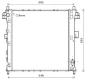 Теплообменник (AVA QUALITY COOLING: DWA2123)