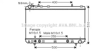 Теплообменник (AVA QUALITY COOLING: DWA2138)