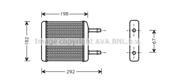 Теплообменник (AVA QUALITY COOLING: DWA6024)