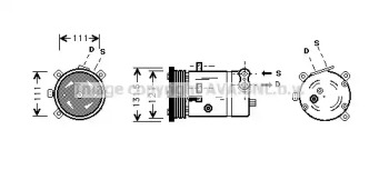 Компрессор (AVA QUALITY COOLING: DWK038)