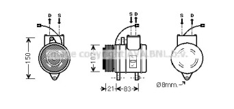 Компрессор (AVA QUALITY COOLING: DWK041)