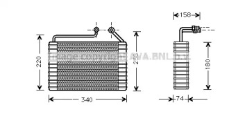 Испаритель (AVA QUALITY COOLING: DWV047)