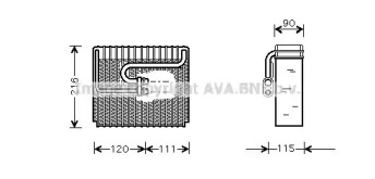 Испаритель (AVA QUALITY COOLING: DWV048)