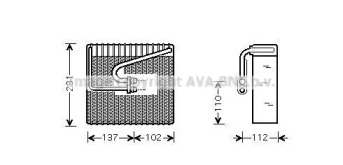 Испаритель (AVA QUALITY COOLING: DWV058)