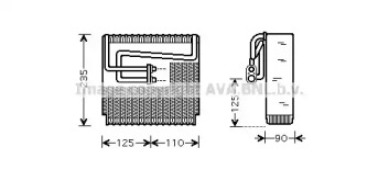 Испаритель (AVA QUALITY COOLING: DWV064)