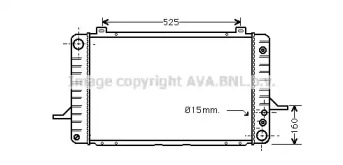 Теплообменник (AVA QUALITY COOLING: FD2032)