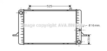 Теплообменник (AVA QUALITY COOLING: FD2049)