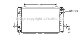 Теплообменник (AVA QUALITY COOLING: FD2053)