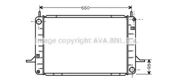 Теплообменник (AVA QUALITY COOLING: FD2067)