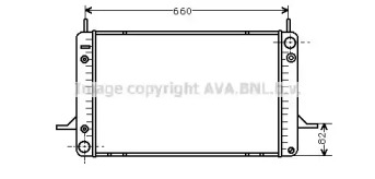 Теплообменник (AVA QUALITY COOLING: FD2071)