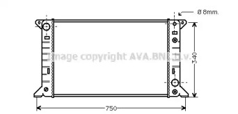 Теплообменник (AVA QUALITY COOLING: FD2083)