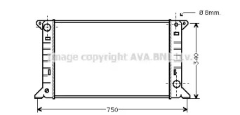 Теплообменник (AVA QUALITY COOLING: FD2085)