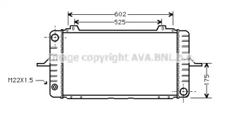 Теплообменник (AVA QUALITY COOLING: FD2101)