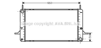 Теплообменник (AVA QUALITY COOLING: FD2106)