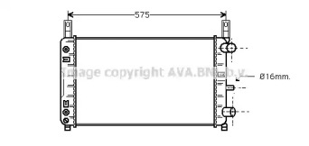 Теплообменник (AVA QUALITY COOLING: FD2118)