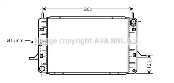 Теплообменник (AVA QUALITY COOLING: FD2123)