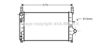 Теплообменник (AVA QUALITY COOLING: FD2128)