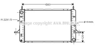 Теплообменник (AVA QUALITY COOLING: FD2140)