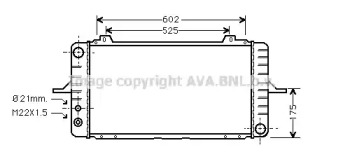 Теплообменник (AVA QUALITY COOLING: FD2157)