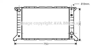 Теплообменник (AVA QUALITY COOLING: FD2166)