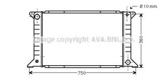 Теплообменник (AVA QUALITY COOLING: FD2168)