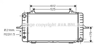 Теплообменник (AVA QUALITY COOLING: FD2189)