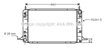 Теплообменник (AVA QUALITY COOLING: FD2194)