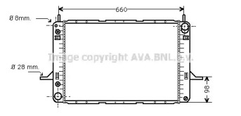 Теплообменник (AVA QUALITY COOLING: FD2195)