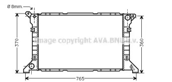 Теплообменник (AVA QUALITY COOLING: FD2202)