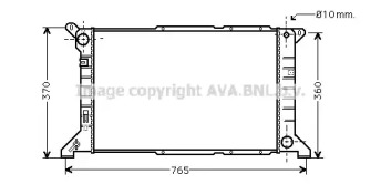 Теплообменник (AVA QUALITY COOLING: FD2204)