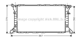 Теплообменник (AVA QUALITY COOLING: FD2205)