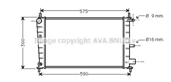 Теплообменник (AVA QUALITY COOLING: FD2217)