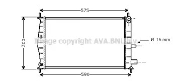 Теплообменник (AVA QUALITY COOLING: FD2218)