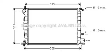 Теплообменник (AVA QUALITY COOLING: FD2219)