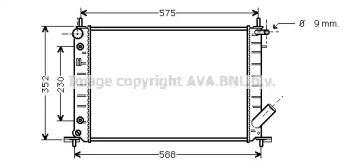 Теплообменник (AVA QUALITY COOLING: FD2222)