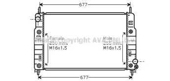 Теплообменник (AVA QUALITY COOLING: FD2223)