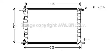 Теплообменник (AVA QUALITY COOLING: FD2224)