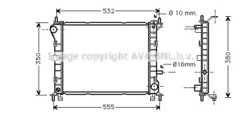 Теплообменник (AVA QUALITY COOLING: FD2263)